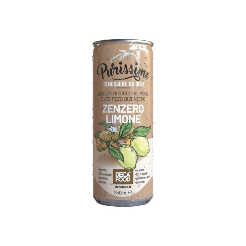 ACQUA ZENZERO E LIMONE ML 250 LATTINA DECA FOOD ACQUA ZENZERO E LIMONE ML 250 LATTINA DECA FOOD