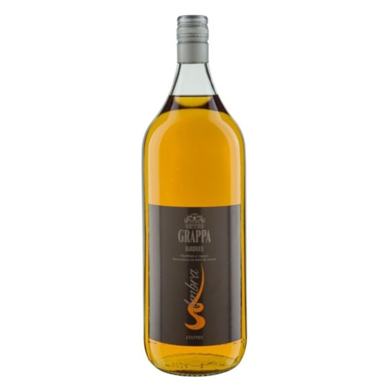 GRAPPA BARRIQUE AMBRA FIUME 40° LT 2 GRAPPA BARRIQUE AMBRA FIUME 40° LT 2