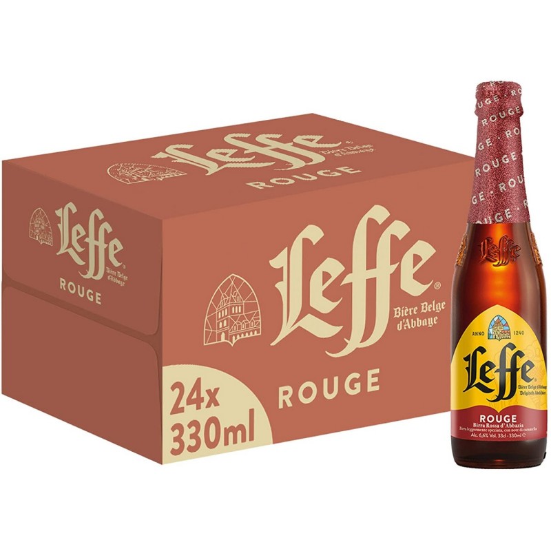 BIRRA LEFFE ROUGE CL. 33 X 24 BIRRA LEFFE ROUGE CL. 33 X 24