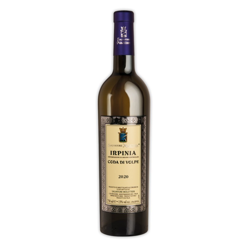 CODA DI VOLPE IRPINIA DOC 2022 CL 75 MOLETTIERI CODA DI VOLPE IRPINIA DOC 2022 CL 75 MOLETTIERI